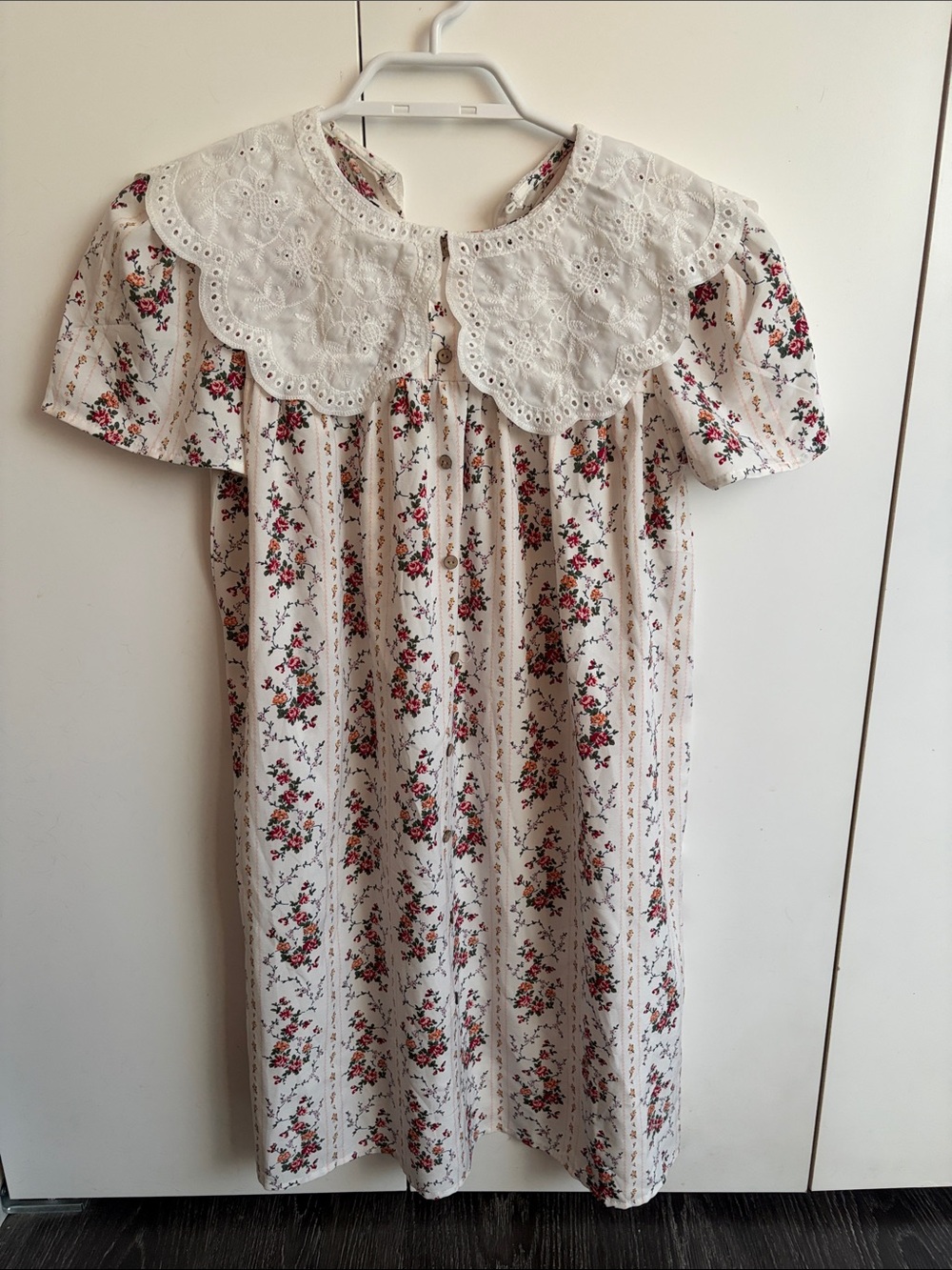 Floral Collar Dress